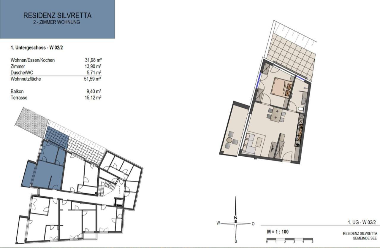 Charmantes Apartment In Der Residenz Silvretta - Inklusive Silvretta Card Premium See Ngoại thất bức ảnh